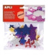 GOMA EVA APLI F.ADH.PURP.ESTRELLA B/50