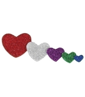 GOMA EVA FIXO ADHES. PURP. CORAZONES