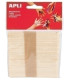 PALILLOS PLANOS MADERA 11,4cm. B/50