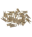 PINZAS SMART MADERA NATURAL PACK 30