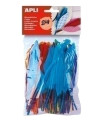 PLUMAS APLI 7-16 cm. SURTIDO B/100