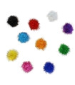 POM POM COLORES BRILLANTES 5 cm. PACK 52