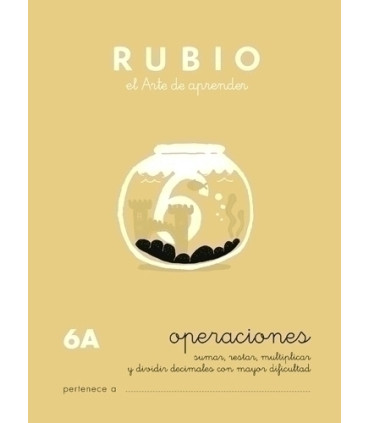 CUADERNO RUBIO A5 OPERAC.y PROBLEMAS  6A