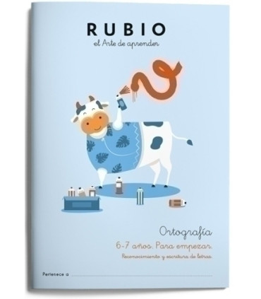 CUADERNO RUBIO ORTOGRAFIA 1 6-7 AÑOS