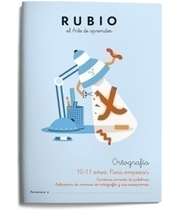 CUADERNO RUBIO ORTOGRAFIA 5 10-11 AÑOS