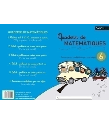 CUADERNO REBOST (CAT) MATEMATIQUES 6