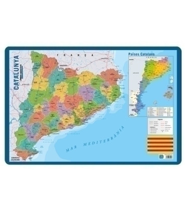 LAMINA ESCOLAR ERIK MAPA CATALUNYA (CAT)
