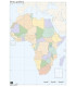 MAPA MUDO ERIK COLOR POLITICO AFRICA