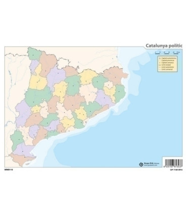 MAPA MUDO ERIK COLOR POLITICO CATALUNYA