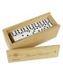 JUEGO DOMINO CHAMELO CELULOIDE C/ MADERA