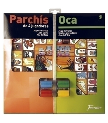 JUEGO PARCHIS OCA 40X40 CON ACCESORIOS