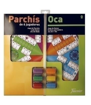 JUEGO PARCHIS OCA 6 JUGADO40 Cm + FICHAS