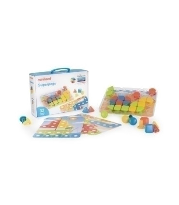 JUEGO ED.MINILAND SUPERPEGS (2-5 años)