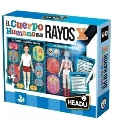 JUEGO EDUCATIVO HEADU CUERPO HUMANO X