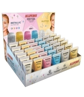 MAQUILL.ALPINO GLITTER GEL EXPOS. 36