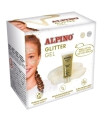 MAQUILL.ALPINO GLITTER MET. ORO E/6