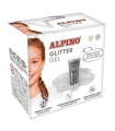 MAQUILL.ALPINO GLITTER MET. PLATA E/6