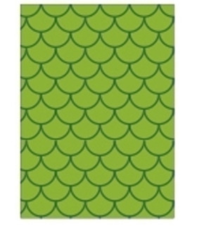 BOLSA DISFRAZ 56x70 IMPRESA ONDAS VERDE