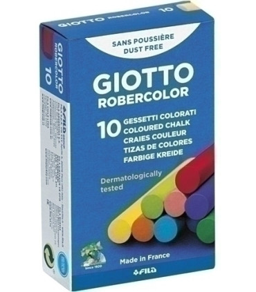 TIZAS  COLORES GIOTTO ROBERCOLOR EST. 10