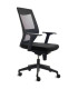 SILLA ROCADA TAPIZADO NEGRO