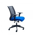 SILLA ROCADA RD-907/3 AZUL CON BRAZOS