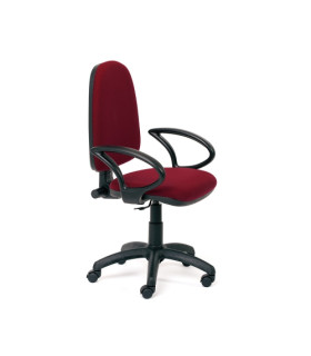 SILLA ROCADA RD-930/2 GRANATE CON BRAZOS