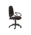 SILLA ROCADA RD-930/4 NEGRO CON BRAZOS