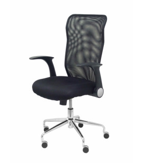 SILLA PIQUERAS MINAYA TEJIDO 3D NEGRO