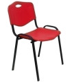 SILLA PIQUERAS ROBLEDO PVC ROJO