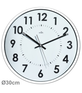 RELOJ PARED CEP ANALOGICO 30 CM BLANCO