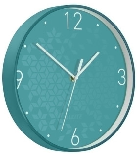 RELOJ PARED LEITZ ANALOGICO 29 CM TURQ.