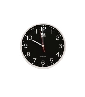 RELOJ PARED OXFORD CALM NEGRO 25 cm Ø