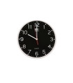 RELOJ PARED OXFORD CALM NEGRO 25 cm Ø