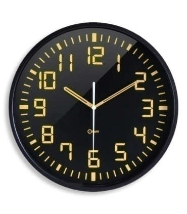 RELOJ PARED CEP ANALOGICO 30 CM NEGRO