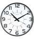 RELOJ PARED UNILUX MAXI POP NEGRO 37,5cm