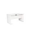 MESA ROCADA WORK 140x80 BLANCO/BLANCO