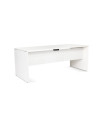 MESA ROCADA WORK 180x80 BLANCO/BLANCO