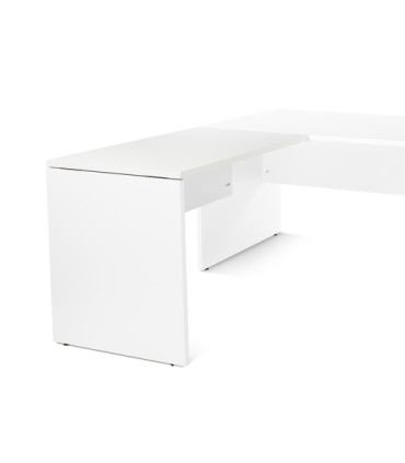 MESA ROCADA WORK ALA 100x60 BL/BLANCO