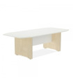 MESA ROCADA MEETING 220x100 HAYA/BLANCO