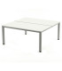 MESA ROCADA EXECUTIVE 160x163 AL/BLANCO