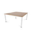 MESA ROCADA EXECUTIVE 160x163 BL/ROBLE