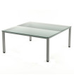 MESA ROCADA EXECUTIVE 180x163 AL/CRISTAL