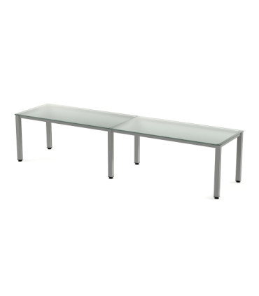 MESA ROCADA EXECUTIVE 320x80 AL/CRISTAL