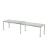 MESA ROCADA EXECUTIVE 320x80 BL/CRISTAL