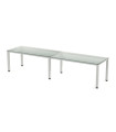 MESA ROCADA EXECUTIVE 320x80 BL/CRISTAL