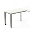 MESA ROCADA EXEC. ALA 100x60 AL/BLANCO