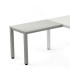 MESA ROCADA EXEC. ALA 100x60 AL/GRIS