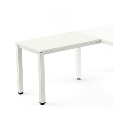 MESA ROCADA EXEC. ALA 100x60 BL/BLANCO