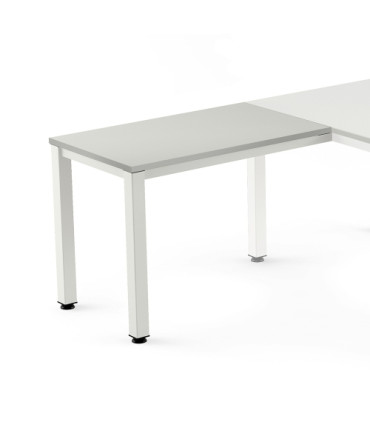 MESA ROCADA EXEC. ALA 100x60 BL/GRIS