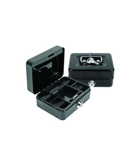 CAJA DE CAUDALES FOROFIS 12x9x6 NEGRO